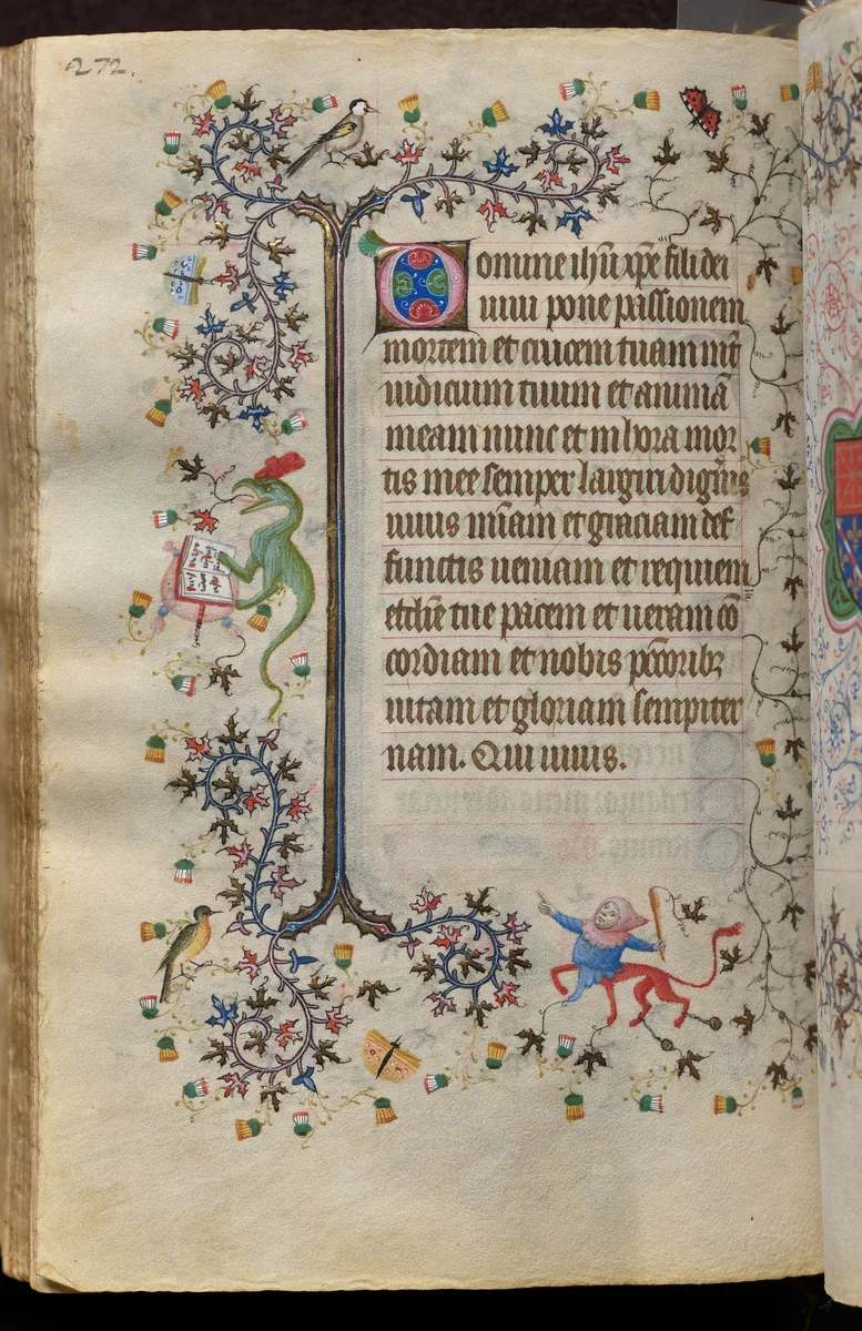 Hours of Charles the Noble, King of Navarre (1361-1425): fol. 136v, Text by Master of the Brussels Initials and Associates, book, 1400-1410