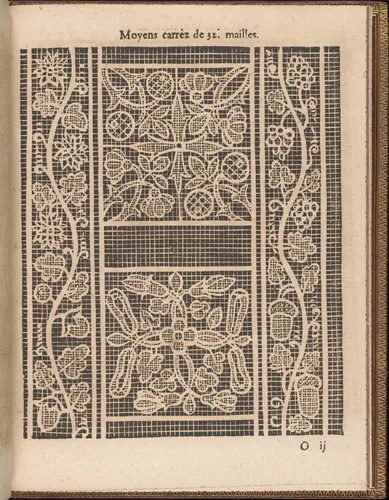 La Pratique de l'Aiguille, page 53 (recto) by Matthias Mignerak, book, 1605