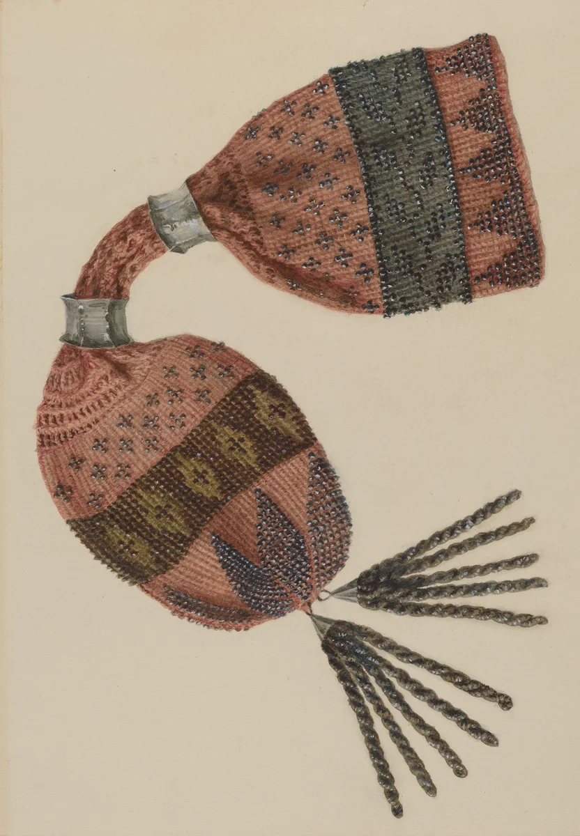 Beaded Purse by Stella Mosher, index of american design, 1940