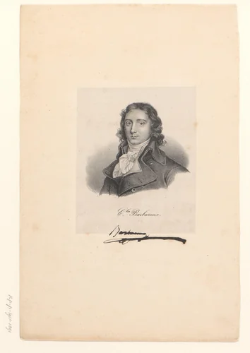 Portret van Charles Barbaroux by anonymous, print, 1818-1842