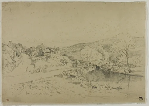 Inverness by William Leighton Leitch, drawing, 1844-1883