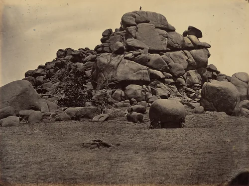 Plate 6. Skull Rock by Andrew Joseph Russell, photograph, 1869