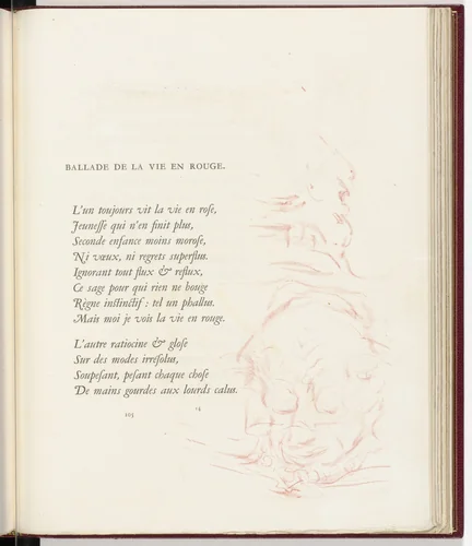 In-text plate (page 105) from Parallèlement (In Parallel) by Pierre Bonnard, illustrated book, 1900