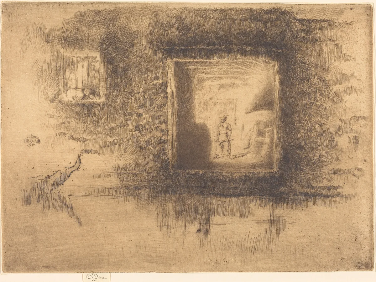 Nocturne: Furnace by James McNeill Whistler, print, 1880