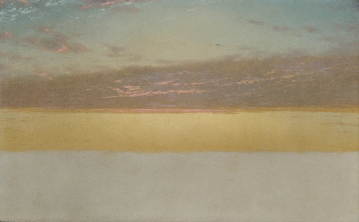 Sunset Sky by John Frederick Kensett, artwork, 1872