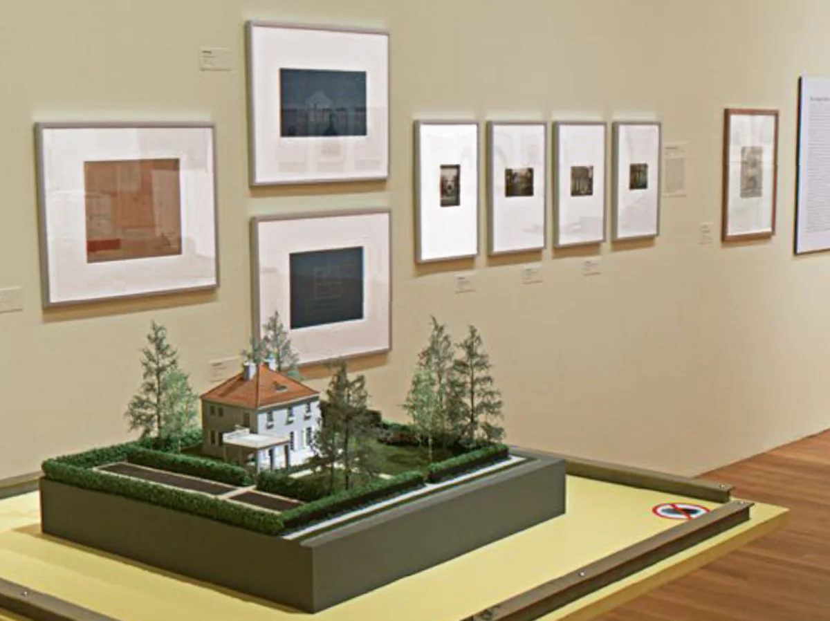 Eichstaedt House, Berlin-Nikolassee, Germany (Landscape model, scale 1:75) by Ludwig Mies van der Rohe, architecture, 1921