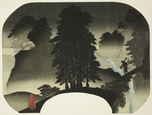 Landscape (Sansui) by Utagawa Sadahide, print, 1835-1845