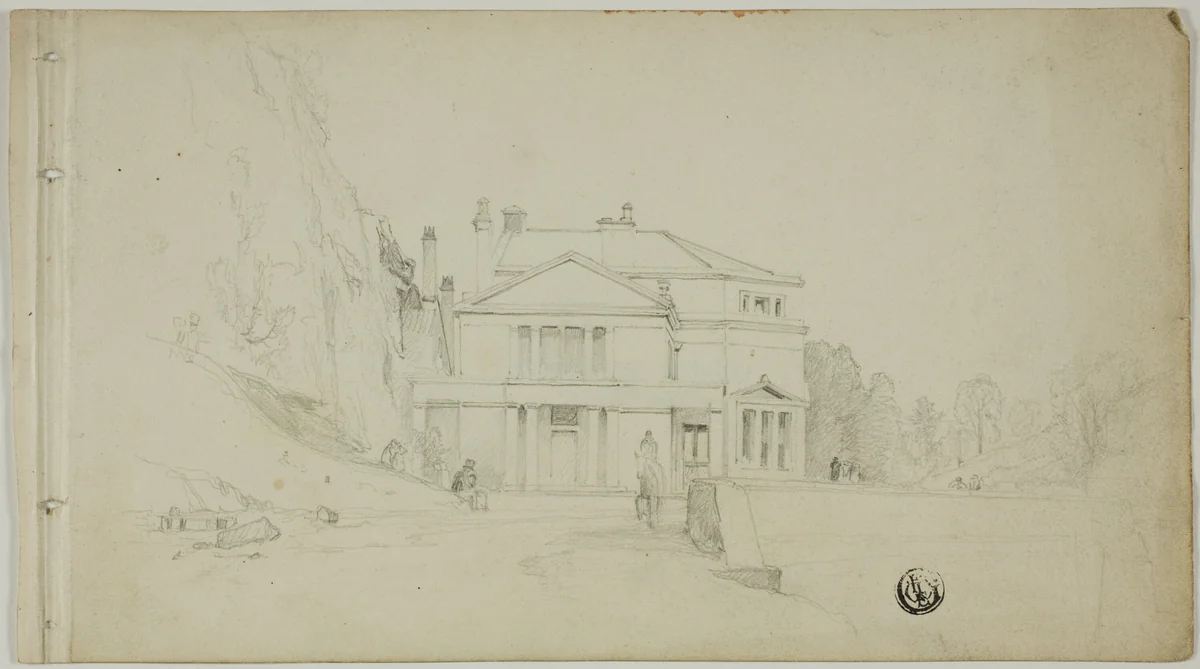 Villa in Bristol by Unknown Artist, drawing, 1700-1799