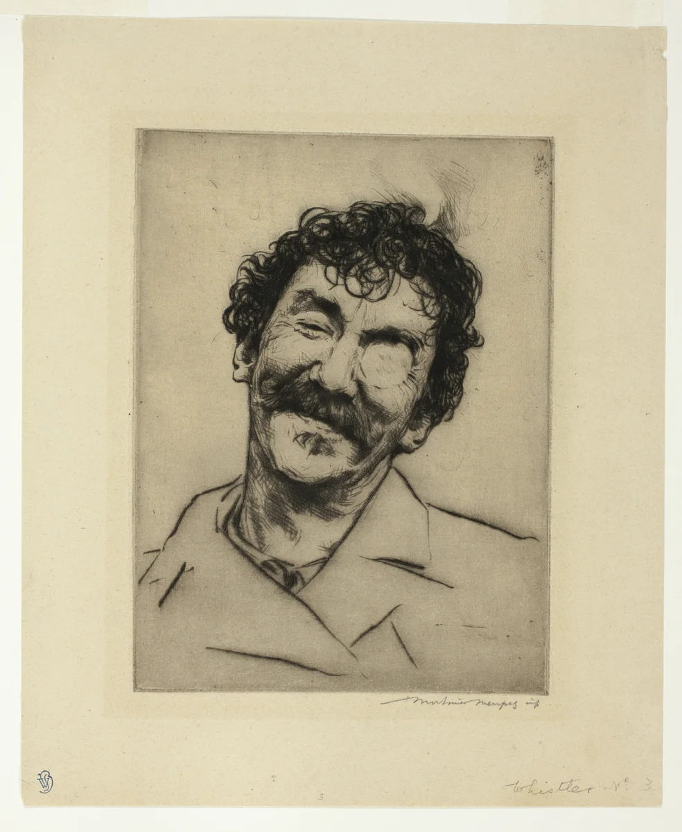 Whistler no. 3 by Mortimer Luddington Menpes, print, 1902-1903