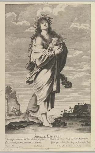 Sibylle Erythréenne by Gilles Rousselet, print, 1630-1640