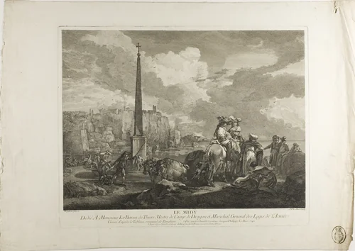 Le Midy by Jacques-Philippe Le Bas, print, 1742