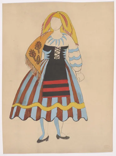 Costume design for the ballet Le Tricorne by Pablo Picasso, illustrated book, 1920