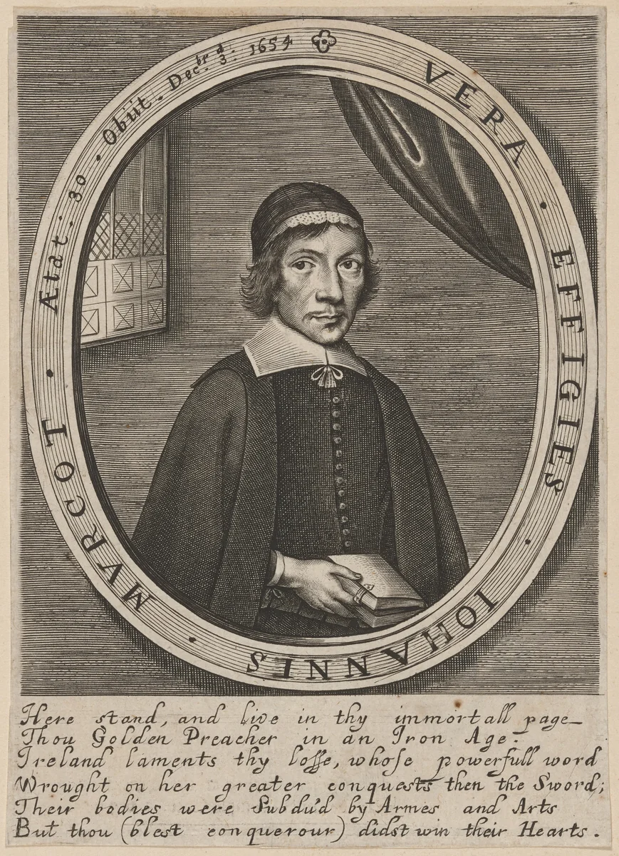 John Murcot by William Faithorne, print, 1657