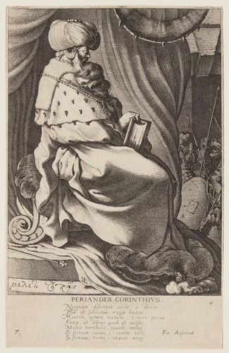 Periander Corinthius, from Seven Wise Men of Greece by Jacques de Gheyn III, print, 1616