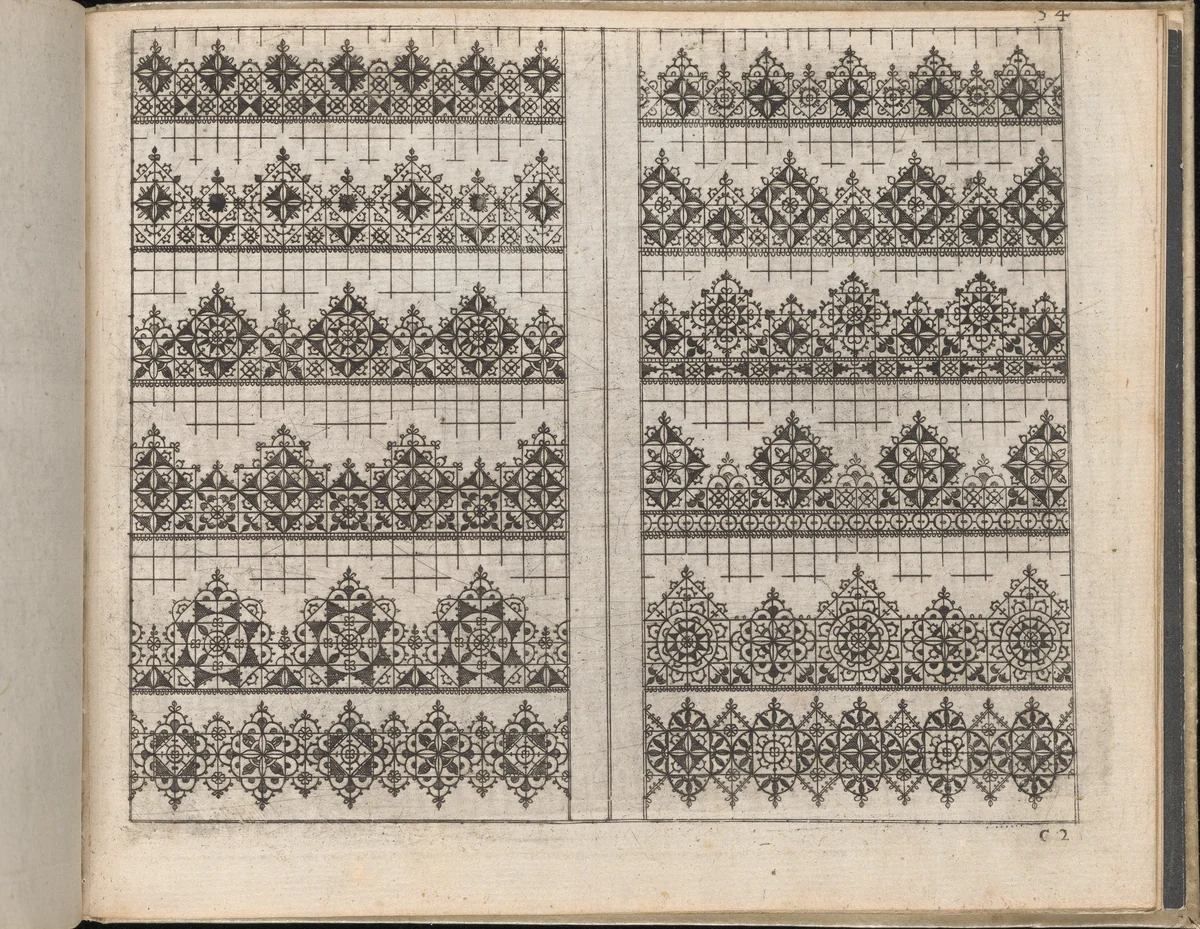 Newes Modelbuch in Kupffer (Page 62r) by Johann Sibmacher, book, 1604