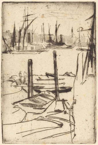 The Tiny Pool by James McNeill Whistler, print, 1876-1878