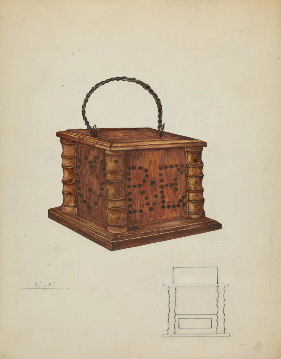 Foot Warmer by Edith Miller, index of american design, 1937