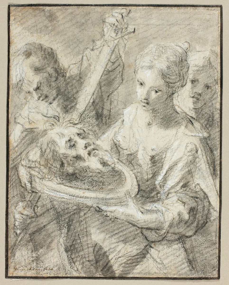 Salomé by Hans von Aachen, drawing, 1600-1610