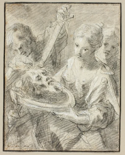 Salomé by Hans von Aachen, drawing, 1600-1610