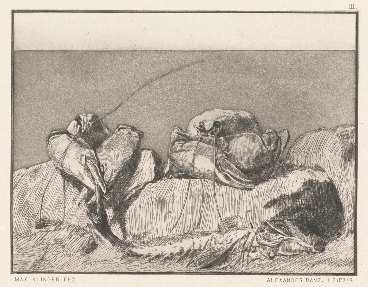 Siesta I: pl.3 by Max Klinger, print, 1879