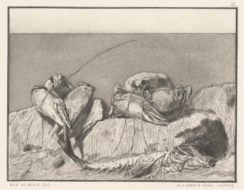 Siesta I: pl.3 by Max Klinger, print, 1879