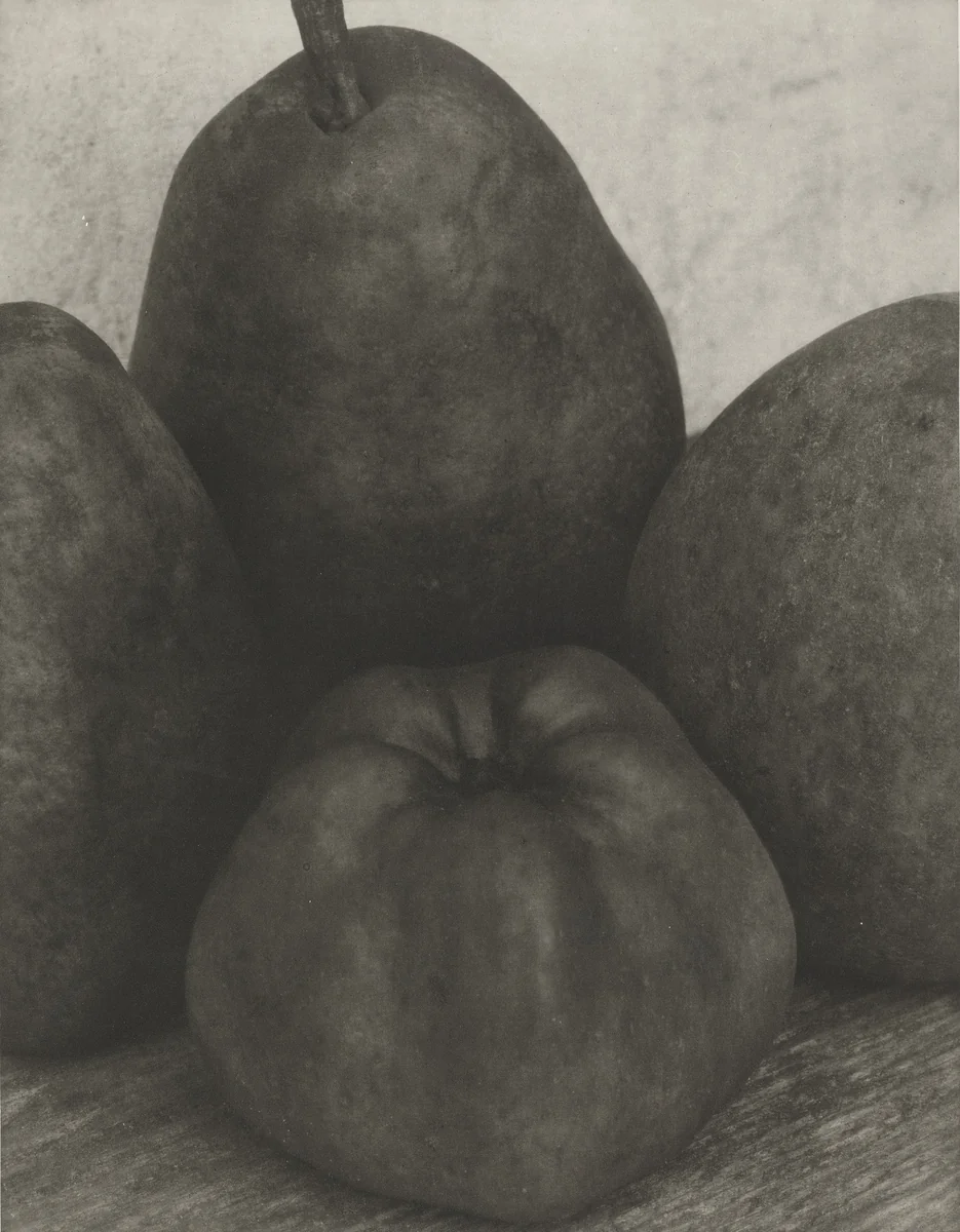 Three Pears and an Apple by Edward Steichen, photograph, 1921