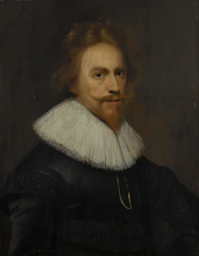 Self-Portrait by Wybrand de Geest, painting, 1629