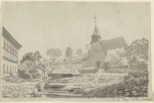 Schreiberhau by Christoph Nathe, drawing, 1800