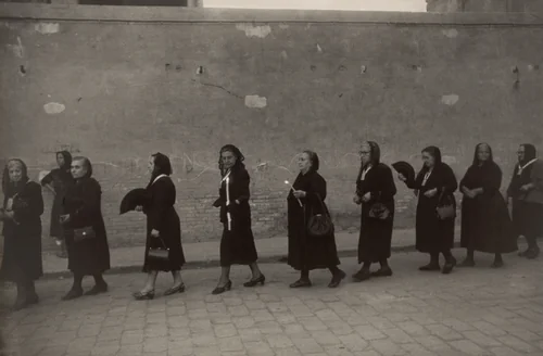 Procession/Valencia by Robert Frank, photograph, 1952