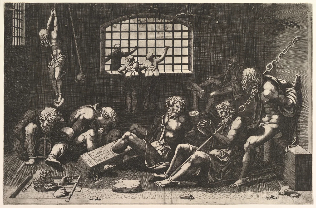 The Prison by anonymous, print, 1500-1700