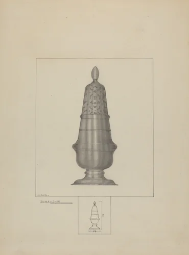 Salt Shaker by Henry Meyers, index of american design, 1936