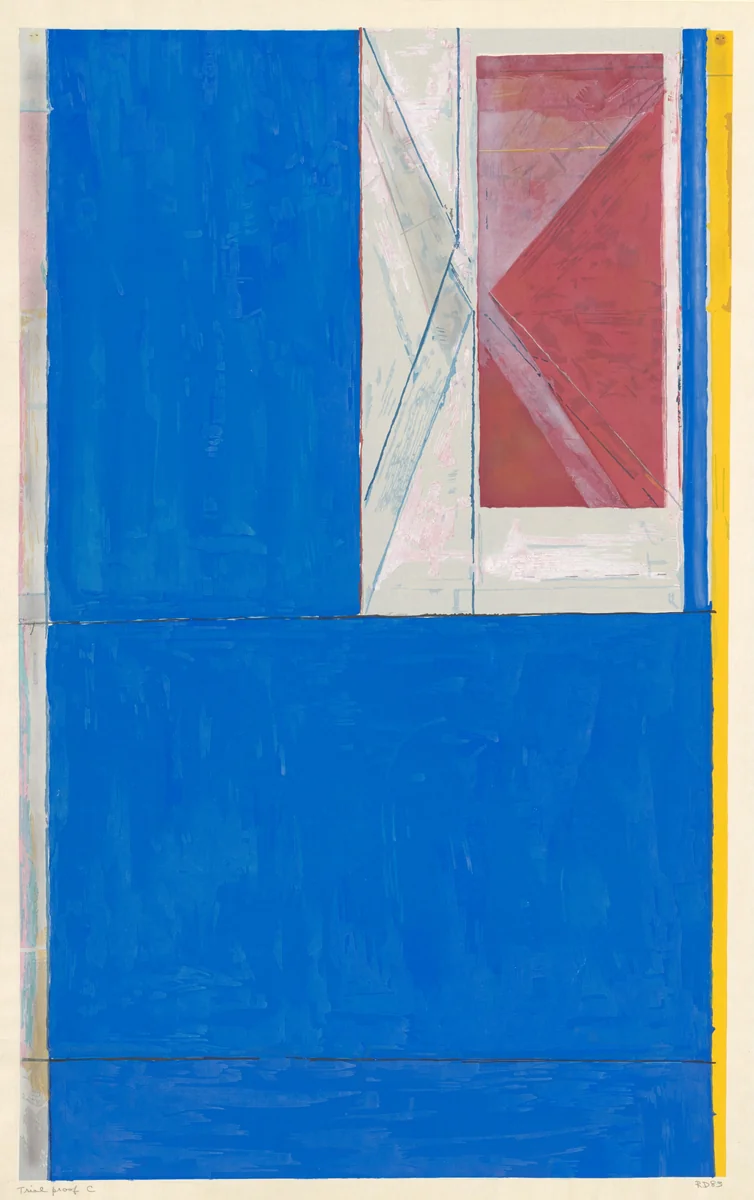 Blue by Richard Diebenkorn, print, 1984