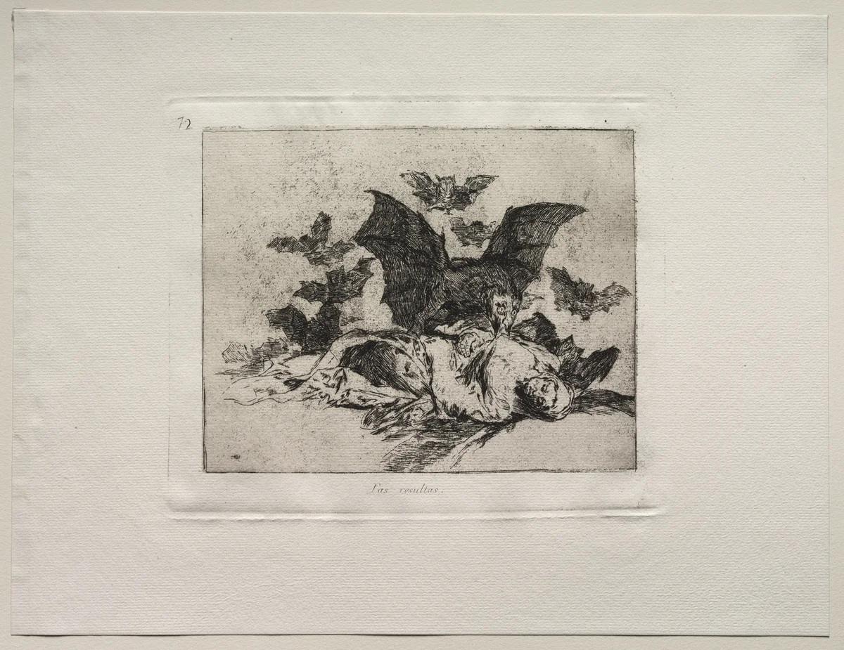 The Horrors of War: The Consequences by Francisco de Goya, print, 1810-1820