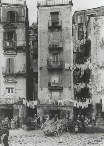 Street in Naples by Unidentified Photographer, photograph, 1850