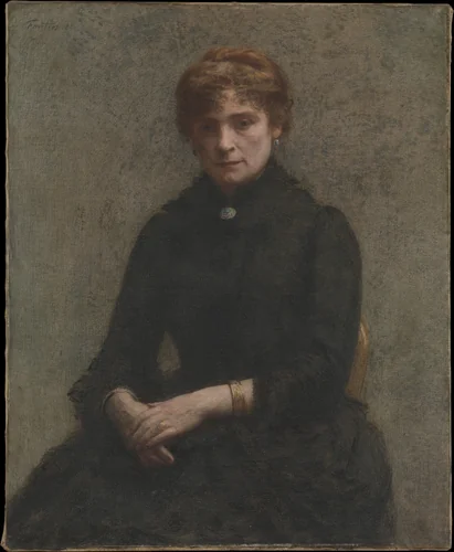 Portrait of a Woman by Henri Fantin-Latour, painting, 1885