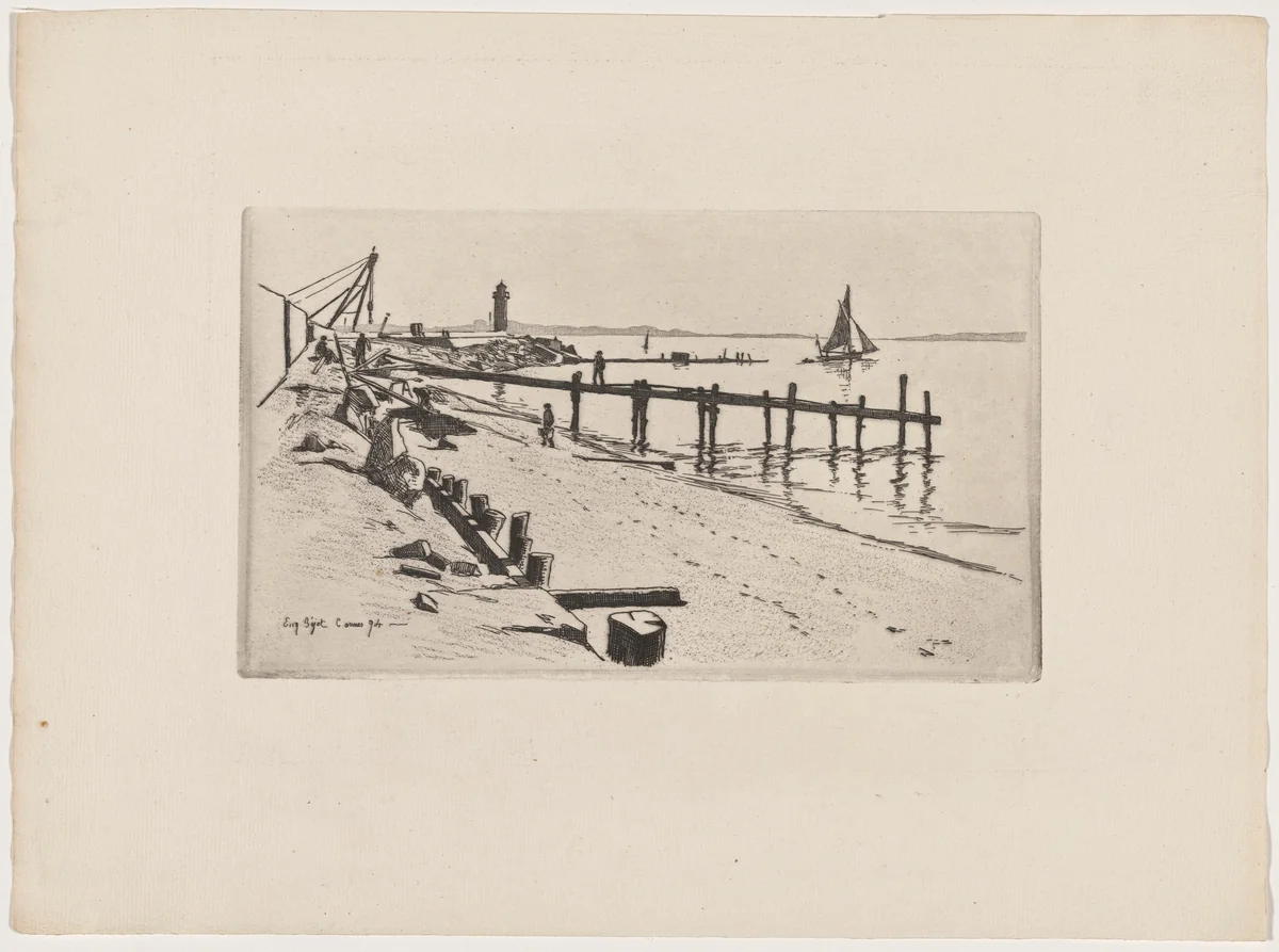 untitled (Marine) by Eugène Béjot, portfolio, 1895