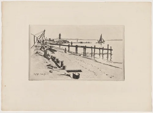 untitled (Marine) by Eugène Béjot, portfolio, 1895
