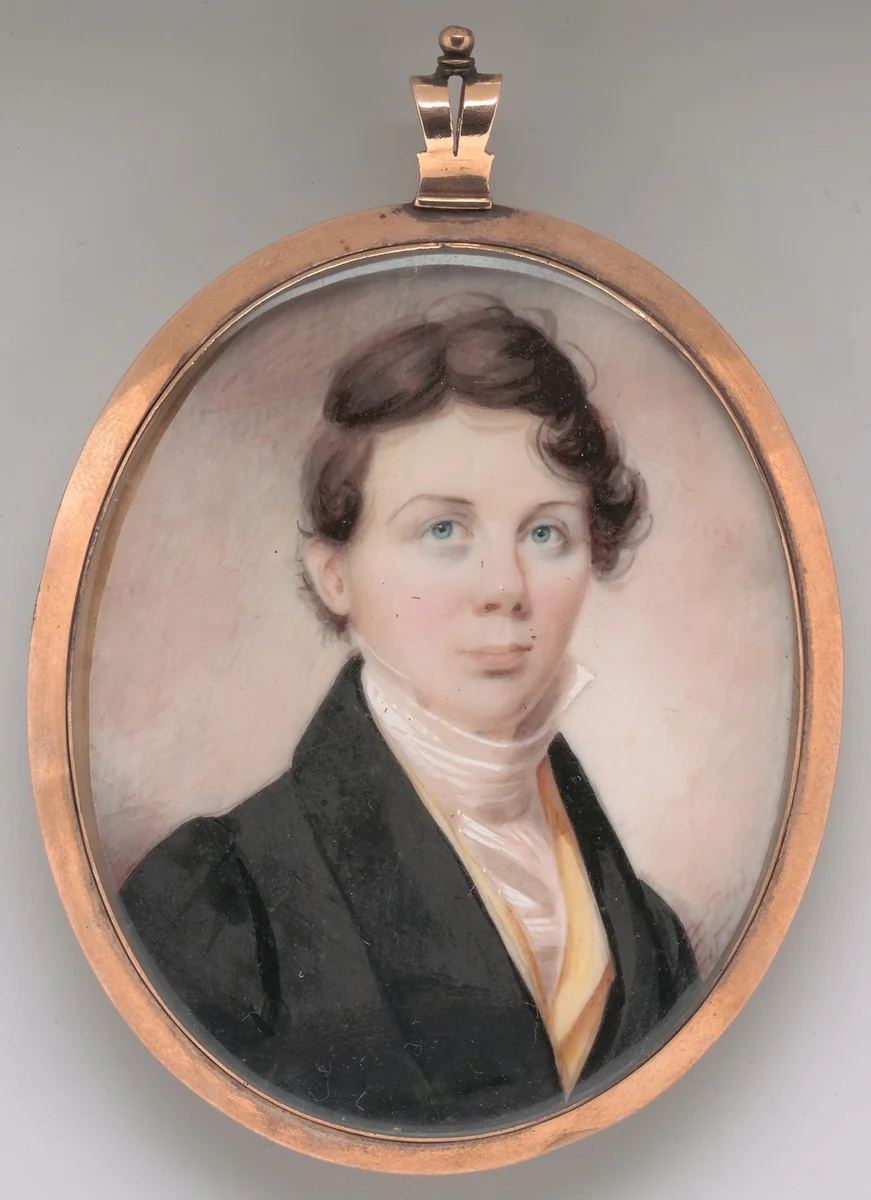 Portrait of a Gentleman by Daniel Dickinson, artwork, 1822