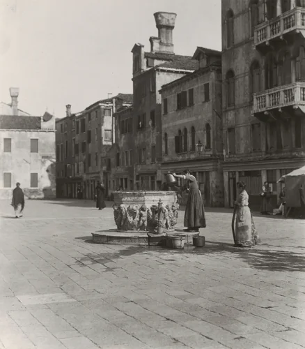A Venetian Well by Alfred Stieglitz, photograph, 1894