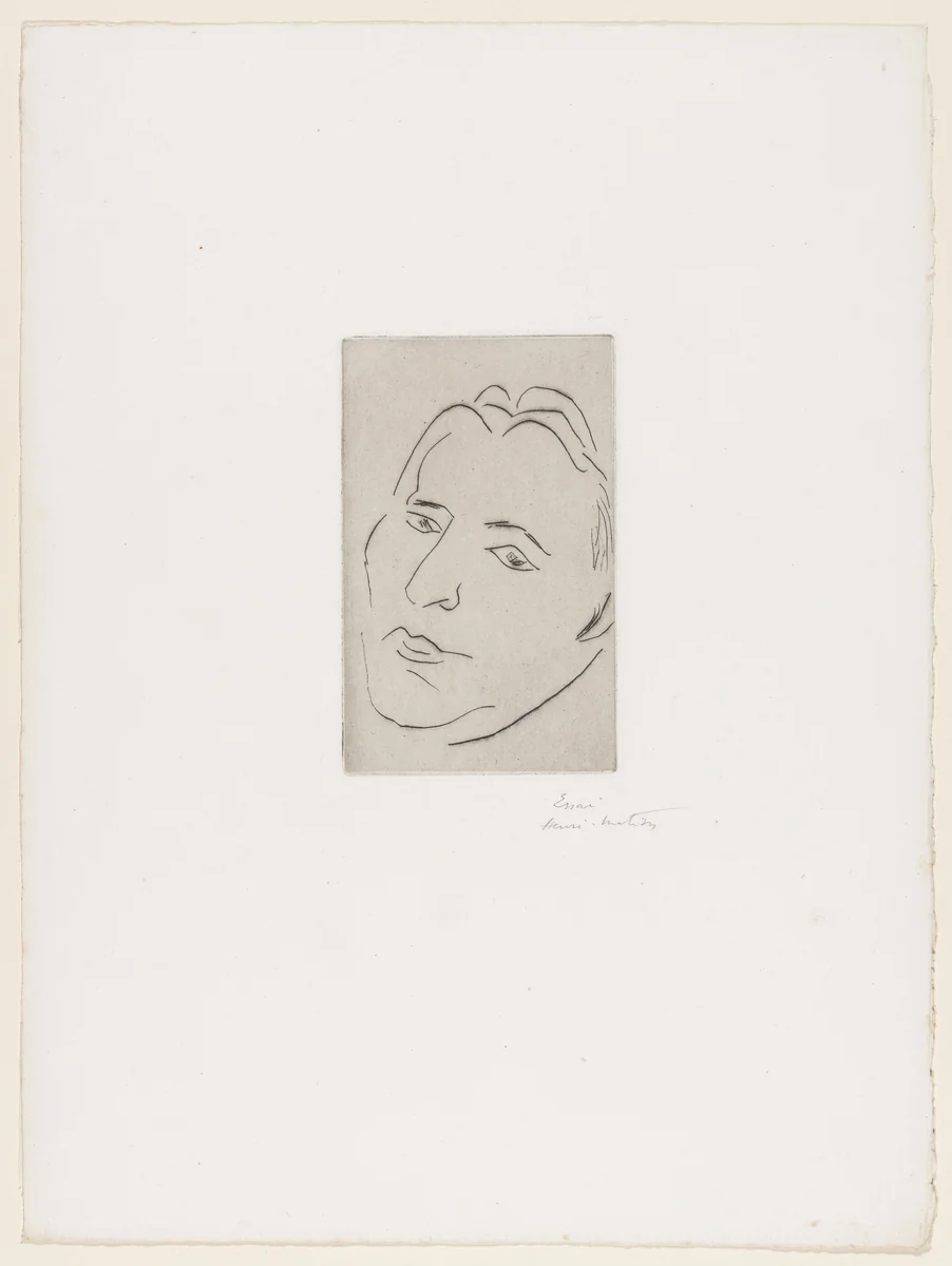 The Pianist Alfred Cortot (Le Pianiste Alfred Cortot) by Henri Matisse, print, 1927