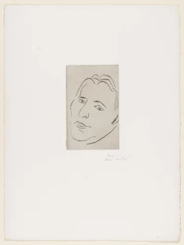 The Pianist Alfred Cortot (Le Pianiste Alfred Cortot) by Henri Matisse, print, 1927