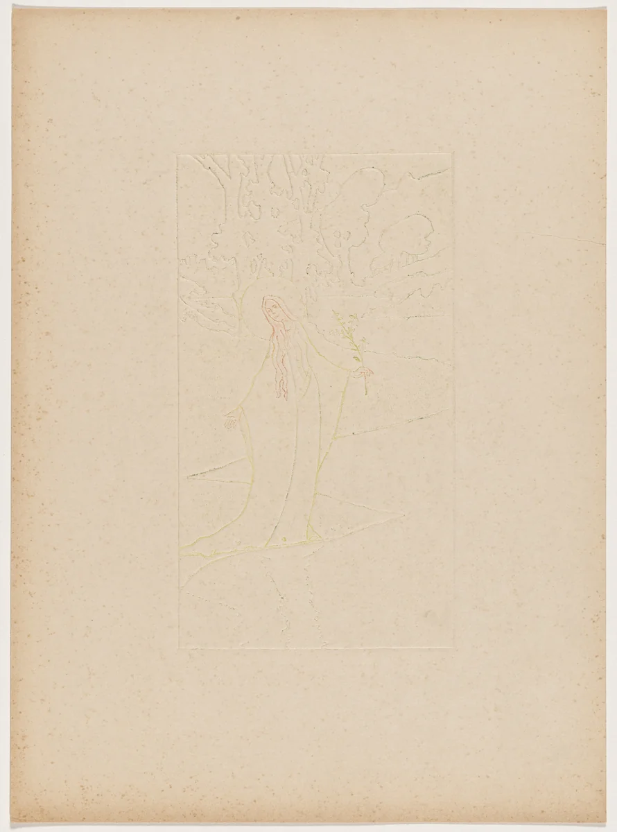 Léger relief pour une reliure (Light Relief for a Binding) by Maurice Dumont, print, 1895