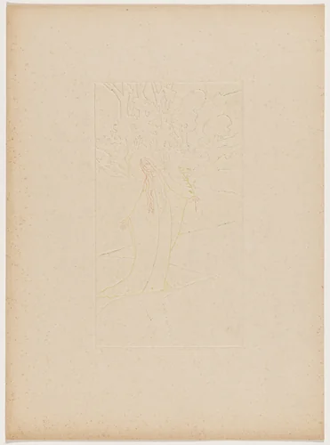 Léger relief pour une reliure (Light Relief for a Binding) by Maurice Dumont, print, 1895