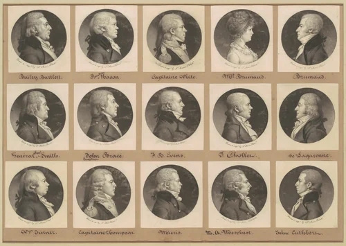 Saint-Mémin Collection of Portraits, Group 16 by Charles B. J. Févret de Saint-Mémin, volume, 1800