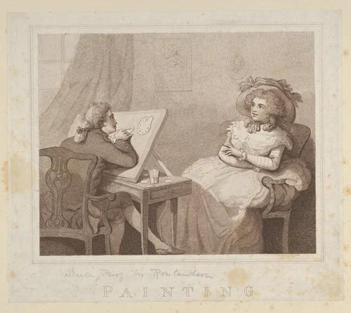 Painting by Thomas Rowlandson, print, 1784