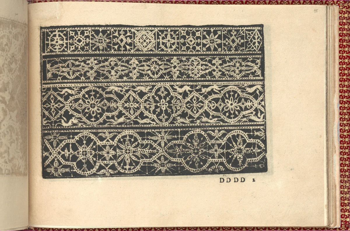 Corona delle Nobili et Virtuose Donne: Libro I-IV, page 98 (recto) by Cesare Vecellio, book, 1601