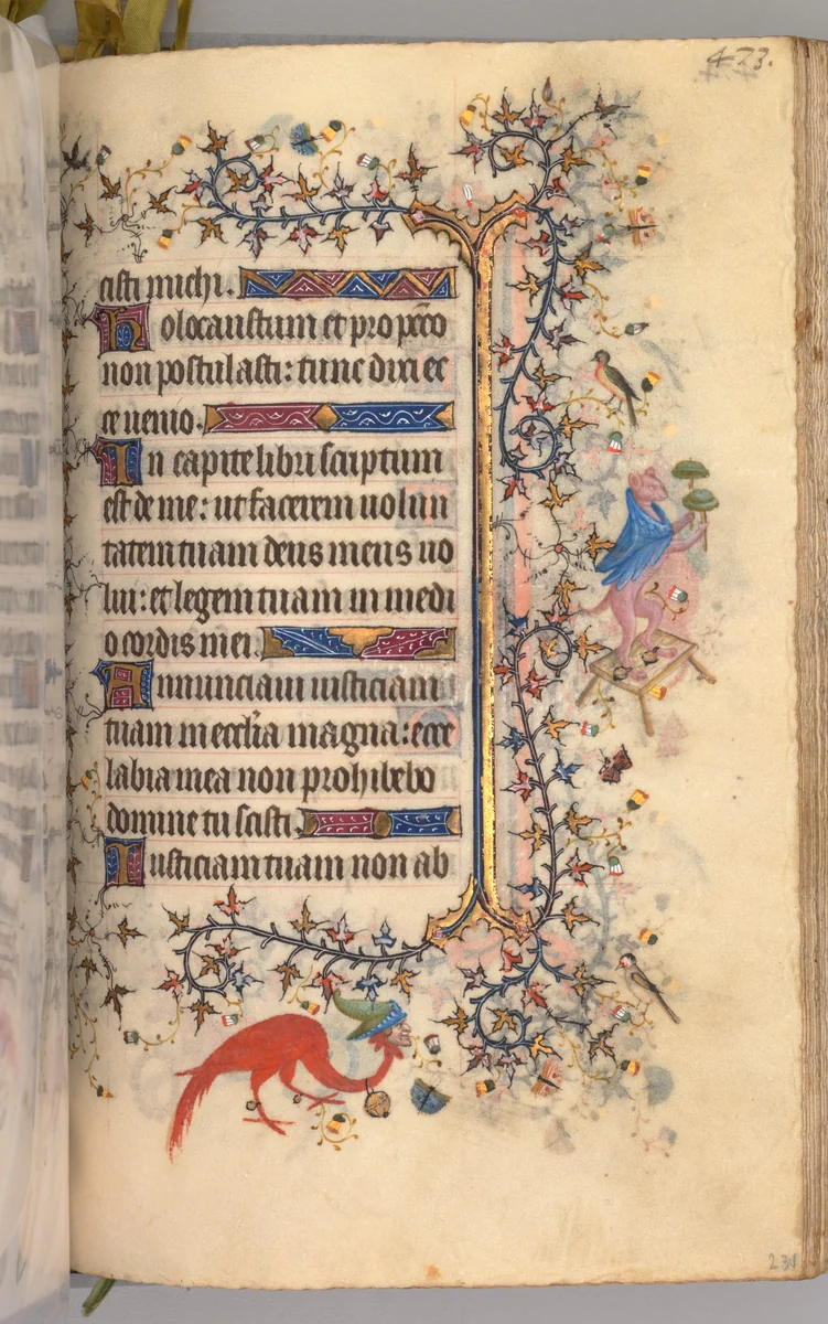 Hours of Charles the Noble, King of Navarre (1361-1425): fol. 231r, Text by Master of the Brussels Initials and Associates, book, 1400-1410