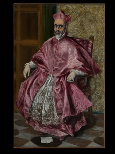 Cardinal Fernando Niño de Guevara (1541–1609) by El Greco, painting, 1595-1605