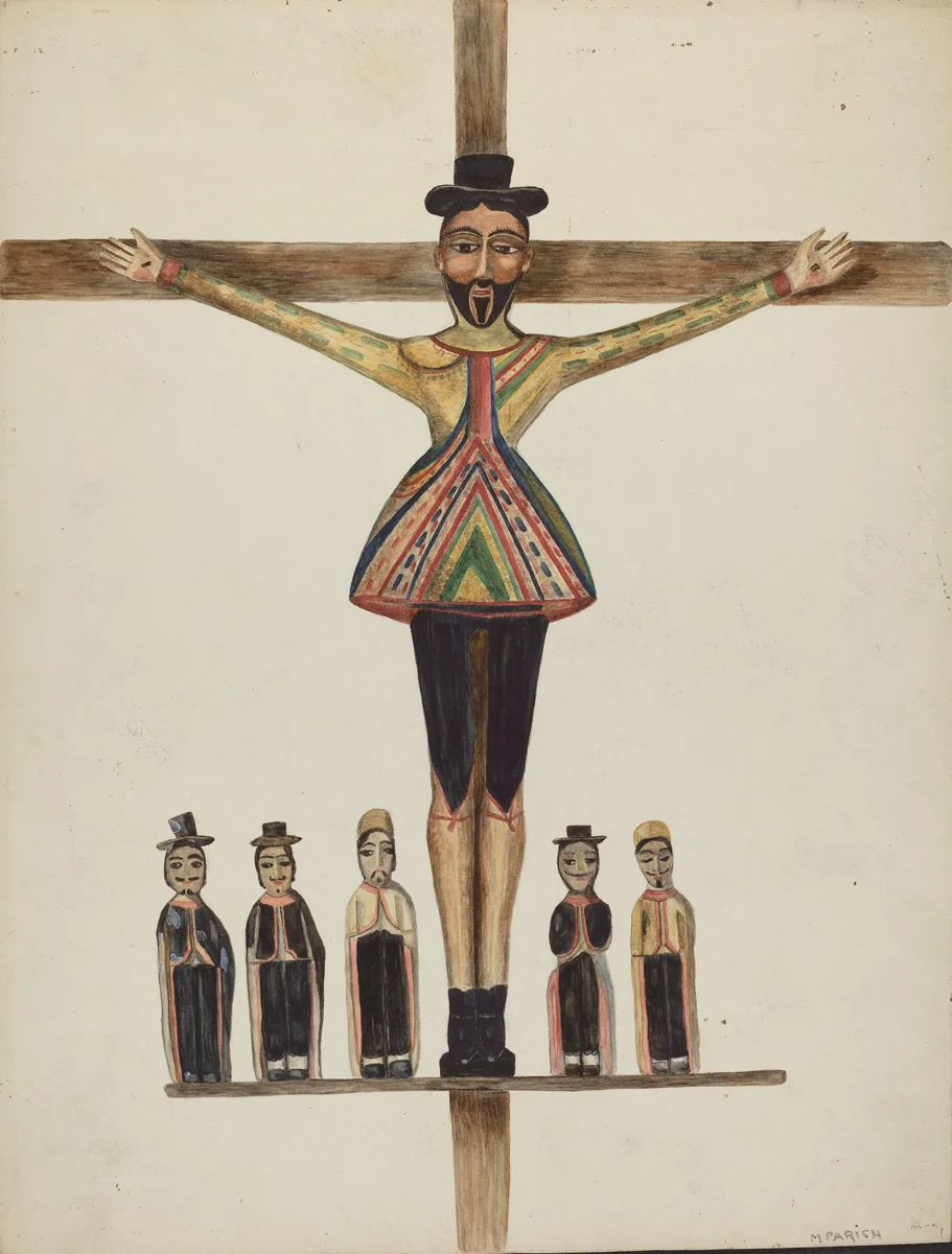 San Acacio by Margery Parish, index of american design, 1938