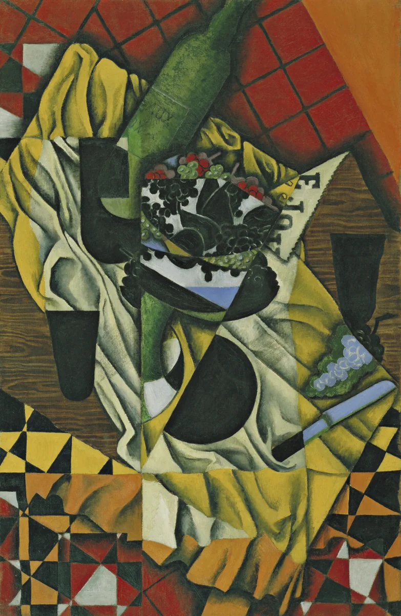 Grapes by Juan Gris, painting, 1913